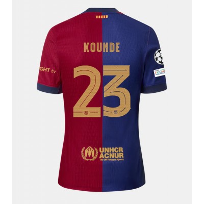 Dres Barcelona Jules Kounde #23 Domaci 2024-25 Kratak Rukav Dres Barcelona Jules Kounde #23 Domaci 2024-25 Kratak Rukav